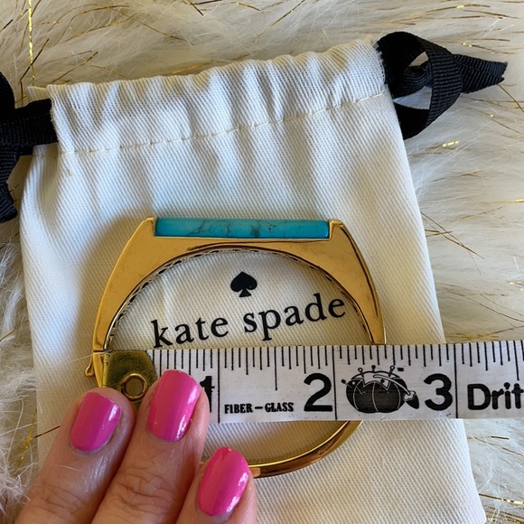 Kate Spade ♠️ Turquoise Bar Bracelet - Picture 8 of 8